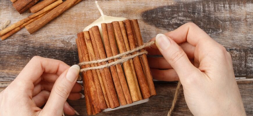 How,To,Make,Candle,Decorated,With,Cinnamon,Sticks,-,Step